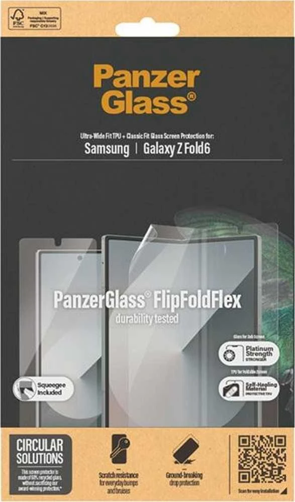 Panzer Glass PanzerGlass Bundle 2in1 Sam Z Fold6 F956 Screen Protector Ultra Wide-Fit + TPU Classic Fit 7371