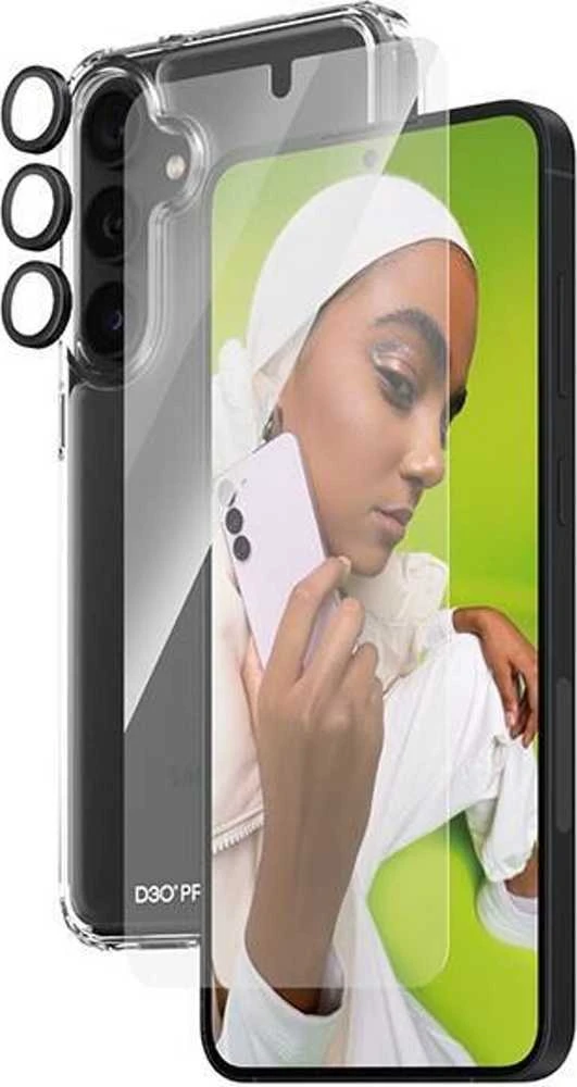Panzer Glass 3in1 Set Samsung Galaxy S24 Plus PanzerGlass Bundle 3in1 Hardcase + Screen Protector + Camera Lens B1211+7351 dėklas telefonui skaidrus