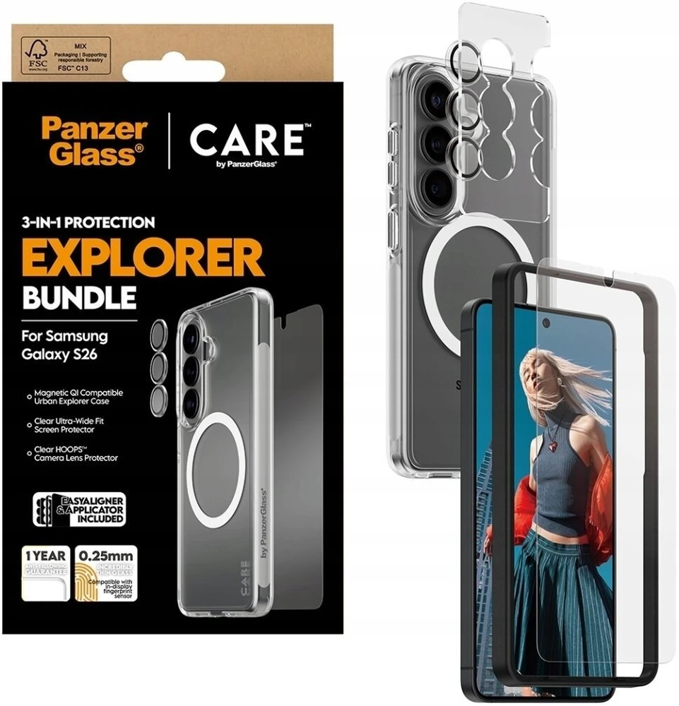 Panzer Glass PanzerGlass PanzerGlass CARE by PanzerGlass 3-in-1 Samsung Galaxy S 2026