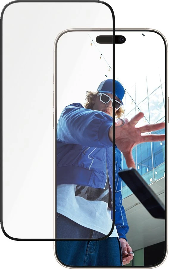 Panzer Glass PanzerGlass keraminė ekrano apsauga Apple iPhone 16 Pro Max, itin platus prigludimas (skaidri)