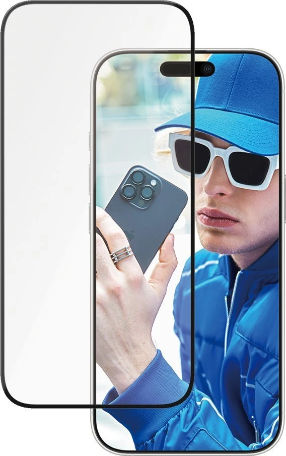 Panzer Glass PanzerGlass keraminė ekrano apsauga Apple iPhone 16 Pro, itin plati (skaidri)