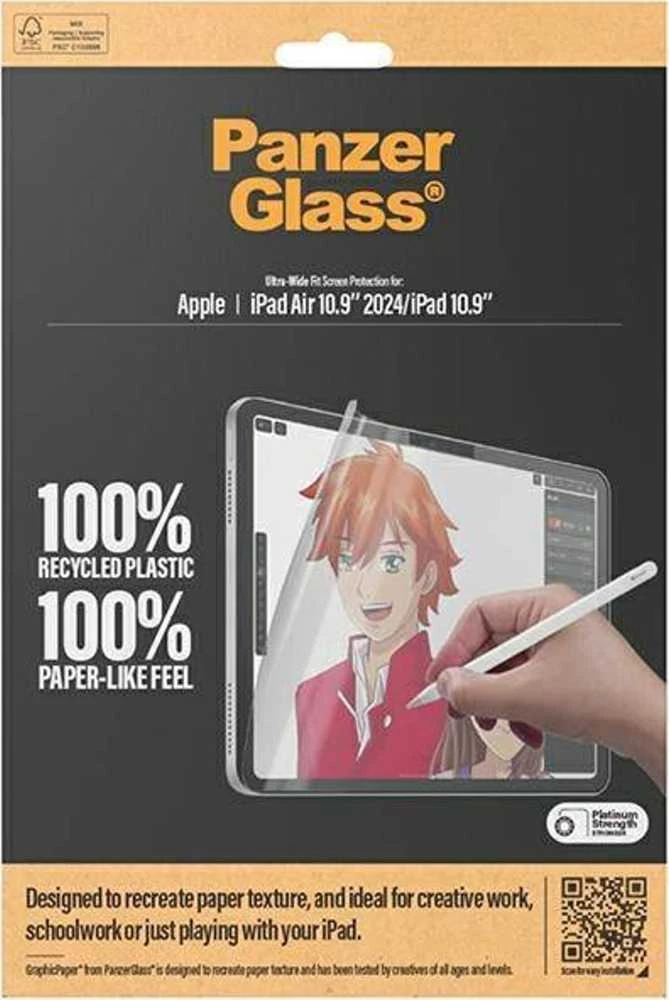 Panzer Glass Apsauginė plėvelė planšetei Apple iPad Air 10.9 (6GEN) PanzerGlass GraphicPaper Anti Glare, draugiškas dėklui, Ultra-wide Fit 2834