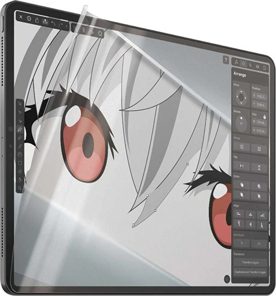 Panzer Glass Antibakterinis PanzerGlass GraphicPopierius plėvelė su akinimo filtru Apple iPad Pro 12.9" 2018 / 2020 / 2021 / 2022 m