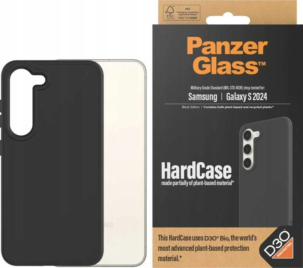 Panzer Glass PanzerGlass HardD3O® Bio and Military Grade Certification Samsung Galaxy S24 - dėklas telefonui skaidrus and dėklas telefonui juodos spalvos