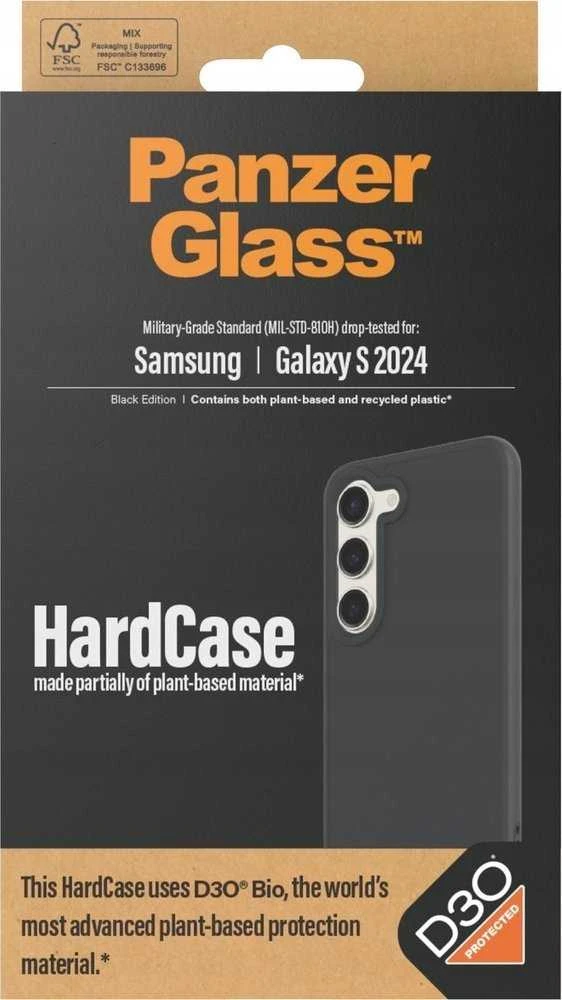 Panzer Glass PanzerGlass HardD3O® Bio and Military Grade Certification Samsung Galaxy S24 - dėklas telefonui skaidrus and dėklas telefonui juodos spalvos