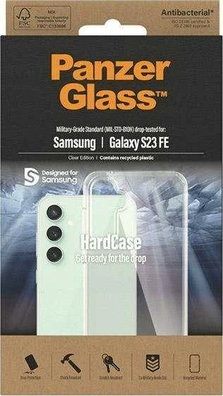 Panzer Glass PanzerGlass HardCase antibakterinis karinio lygio sertifikuotas Samsung Galaxy S23 FE - dėklas telefonui skaidrus