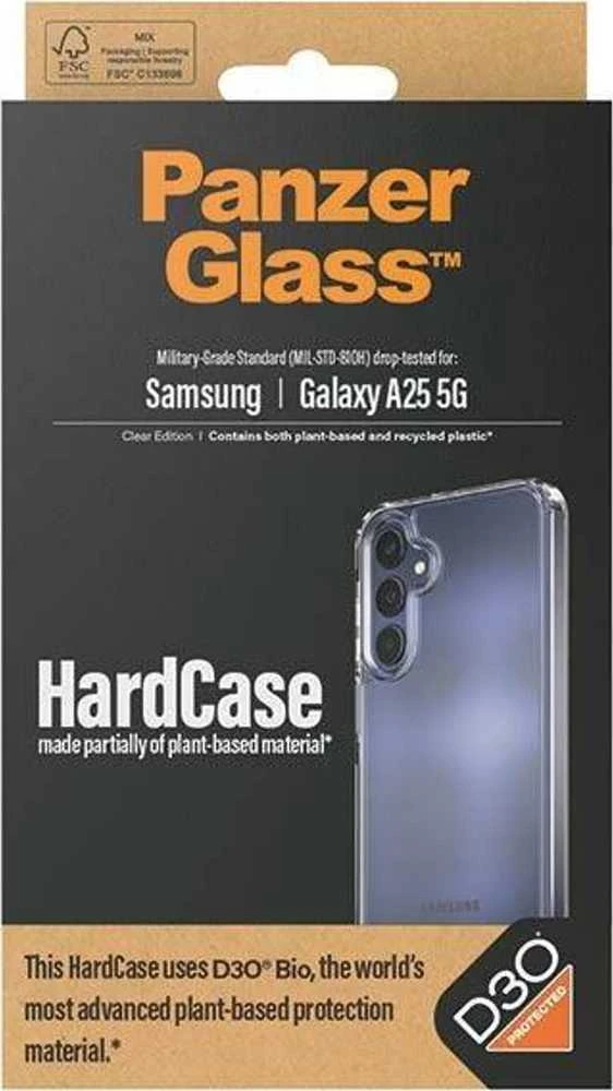 Panzer Glass PanzerGlass HardD3O® Bio and Military Grade certification Samsung Galaxy A25 5G - dėklas telefonui skaidrus