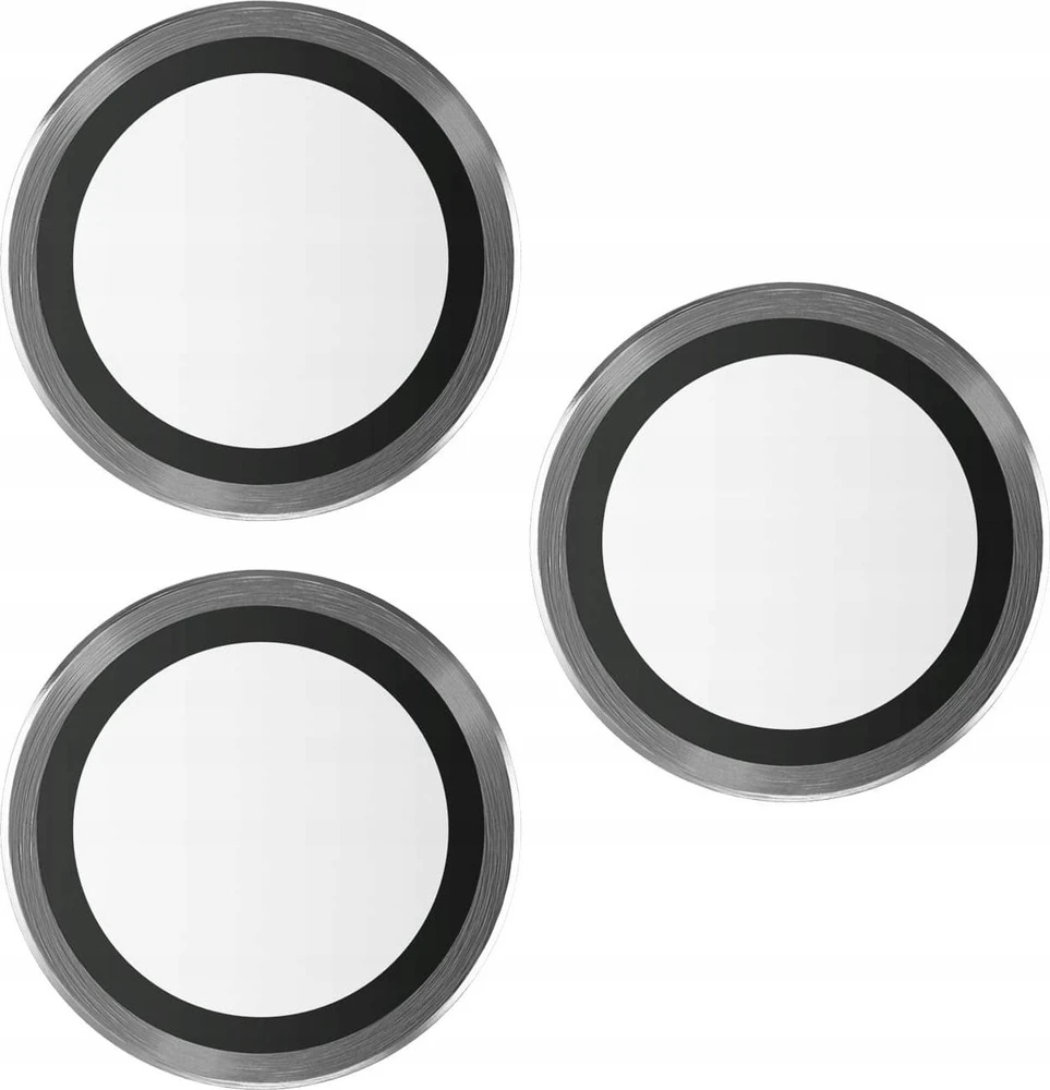 Panzer Glass PanzerGlass™ lankeliai fotoaparato objektyvo apsauga iPhone 15 Pro | 15 Pro Max | Juodas Metalas