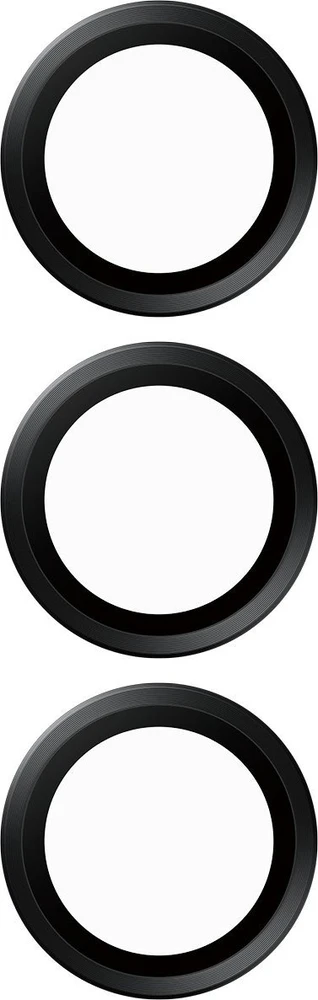 Panzer Glass PanzerGlass Hoops grūdinto stiklo objektyvo dangtelis, skirtas Samsung Galaxy A16 / A16 5G - Juodas