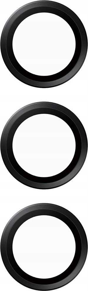 Panzer Glass Apsauginis stiklas 5D Samsung Galaxy A25 5G PanzerGlass Hoops kameros apsauga Hoop Optic Rings juodos spalvos