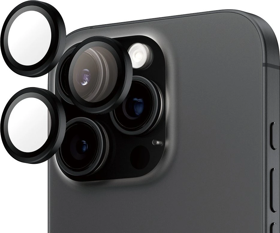 Panzer Glass PanzerGlass Hoops Juodas Objektyvo apsauga Apple iPhone 16 Pro 6.3" / 16 Pro Max 6,9" 1284 m
