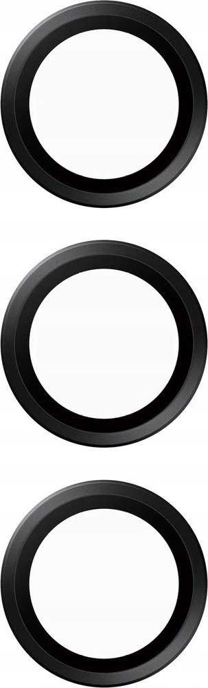 Panzer Glass Apsauginis stiklas 5D Samsung Galaxy A15 4G / 5G PanzerGlass Hoops kameros apsauga Hoop Optic Rings juodos spalvos