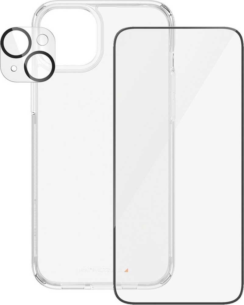 Panzer Glass PanzerGlass Bundle 3in1 set dėklas telefonui skaidrus + plėvelė + kameros apsauga Apple iPhone 15 Plus