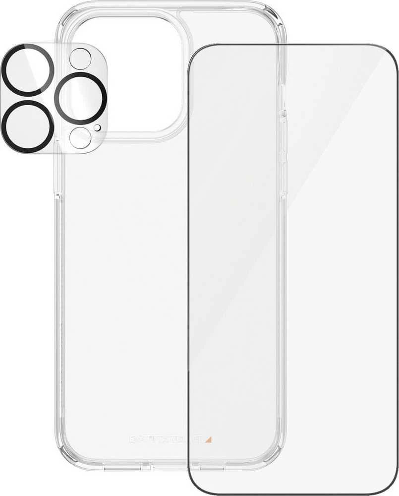 Panzer Glass PanzerGlass Bundle 3in1 set dėklas telefonui skaidrus + plėvelė + kameros apsauga Apple iPhone 15 Pro Max
