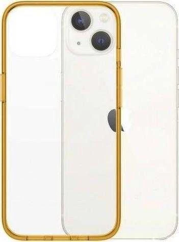 Panzer Glass PanzerGlass Clearantibacterial Military Grade certificate Apple iPhone 13 / 14 / 15 - dėklas telefonui skaidrus ir geltonos spalvos
