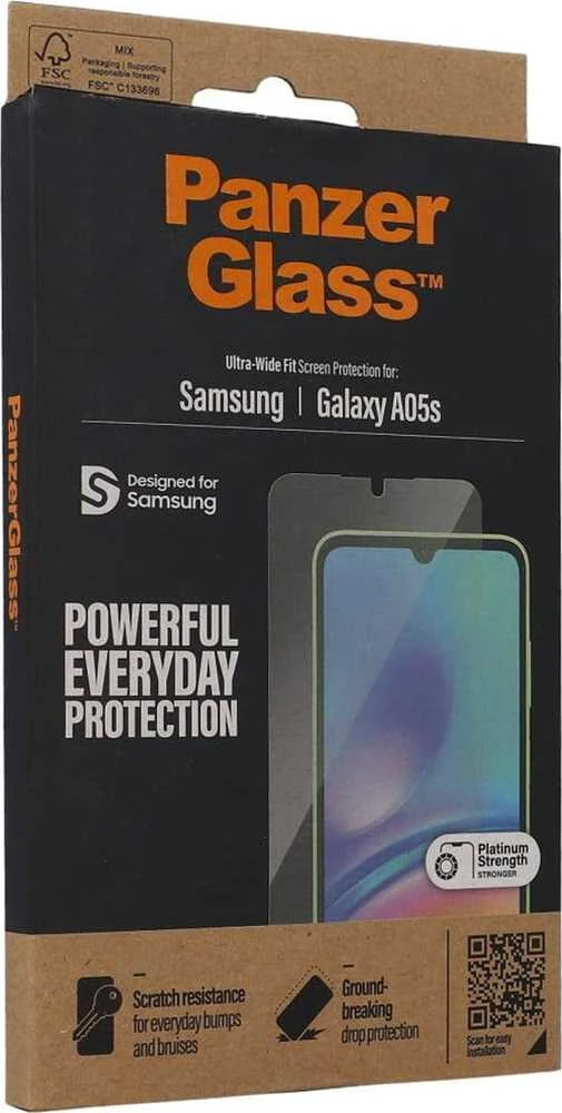 Panzer Glass PanzerGlass Ultra-Wide Fit Apsauginis stiklas Samsung Galaxy A05s