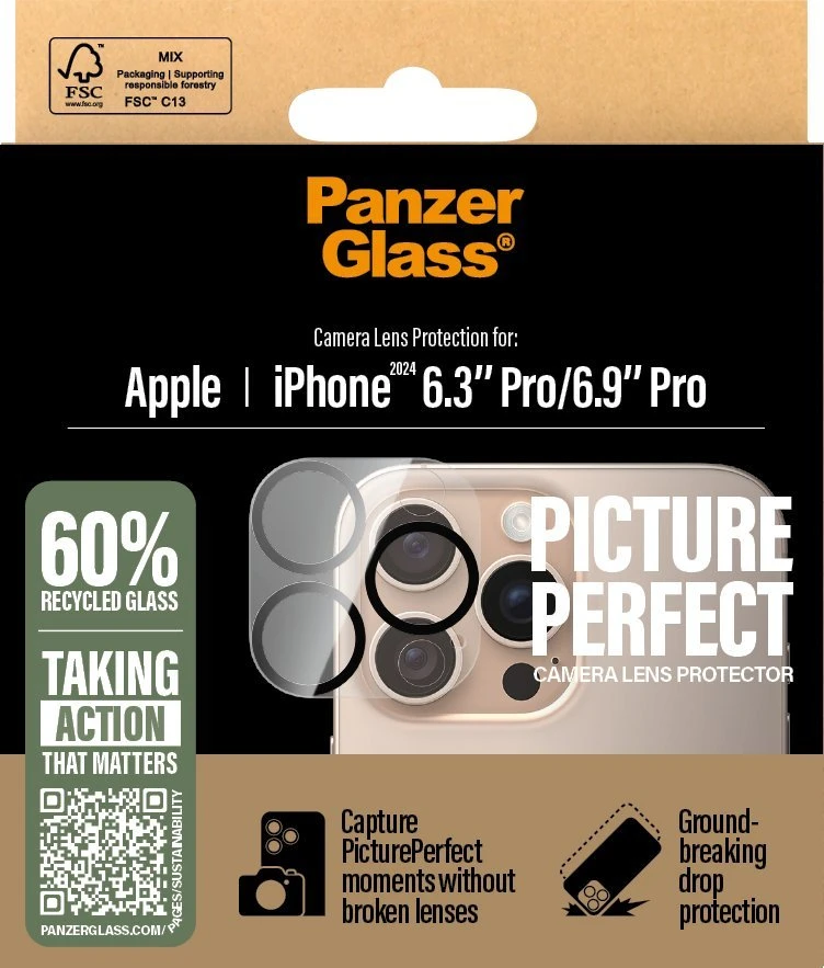 Panzer Glass PanzerGlass PicturePerfect objektyvo apsauga Apple iPhone 16 Pro 6.3" / 16 Pro Max 6,9" 1280 m