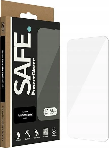 Panzer Glass SAFE by PanzerGlass Ultra-Wide Fit Apsauginis stiklas Apple iPhone 14 Pro Max