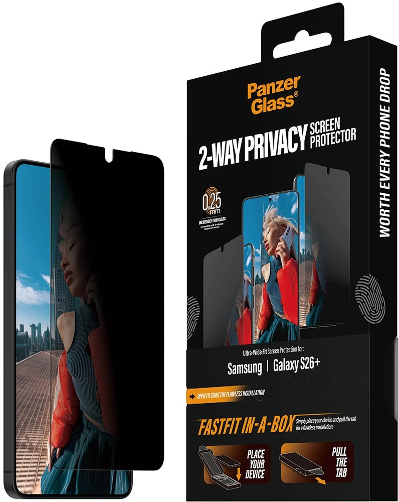Panzer Glass PanzerGlass Safe Ultra-Wide Fit FastFit do Samsung Galaxy S26+