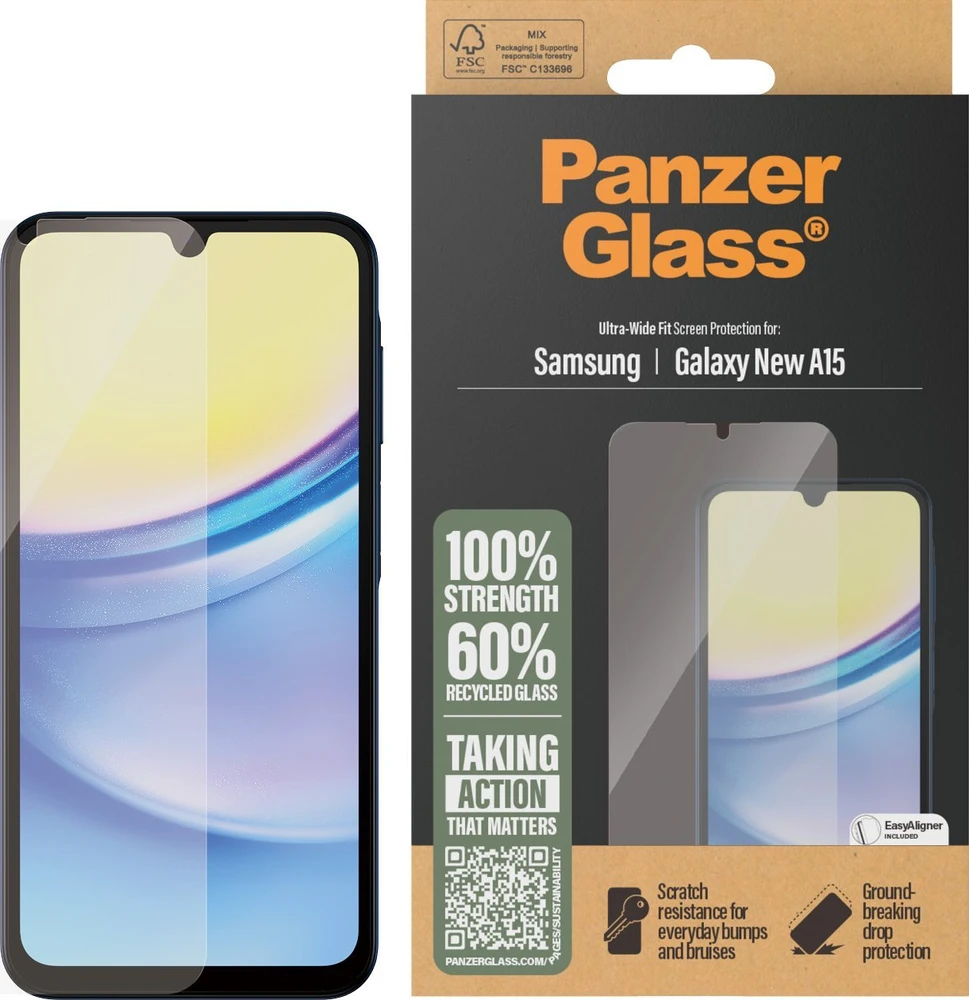 Panzer Glass PanzerGlass Ultra-Wide Fit Samsung Galaxy A16 / A16 5G Screen Protection 3807