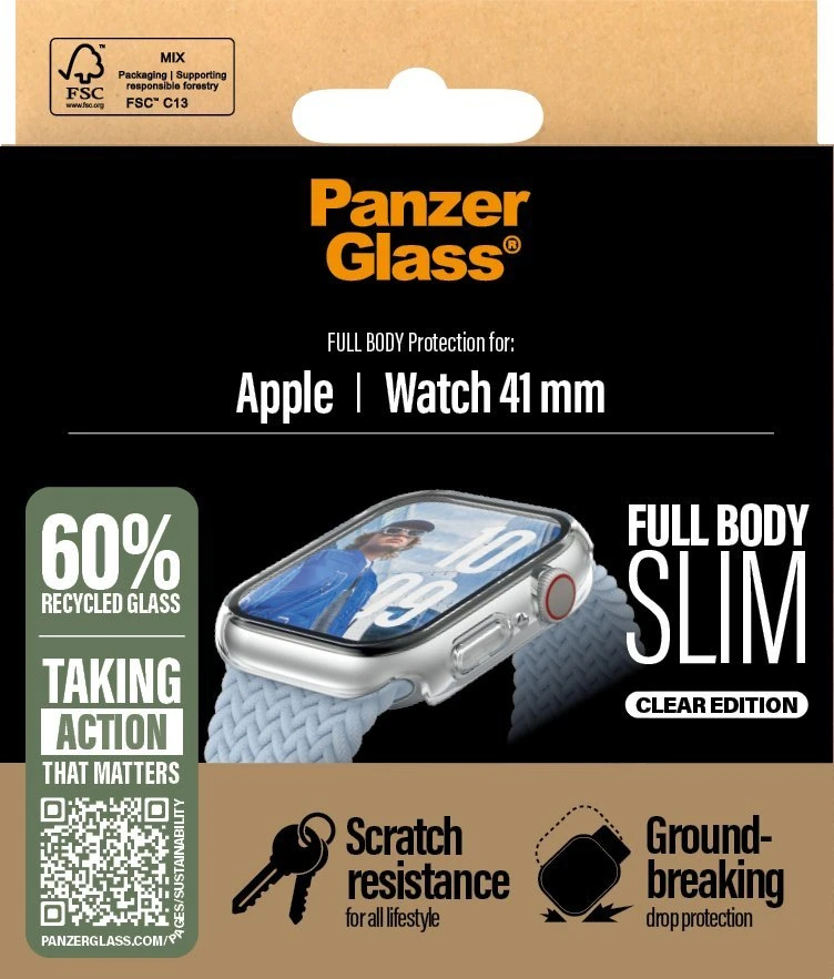 Panzer Glass PanzerGlass Snappie viso korpuso Apple Watch 10 42mm skaidrus 3713