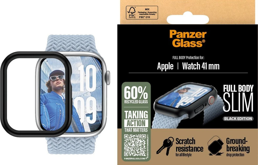 Panzer Glass PanzerGlass Snappie Full Body Apple Watch 10 42mm juodas 3716