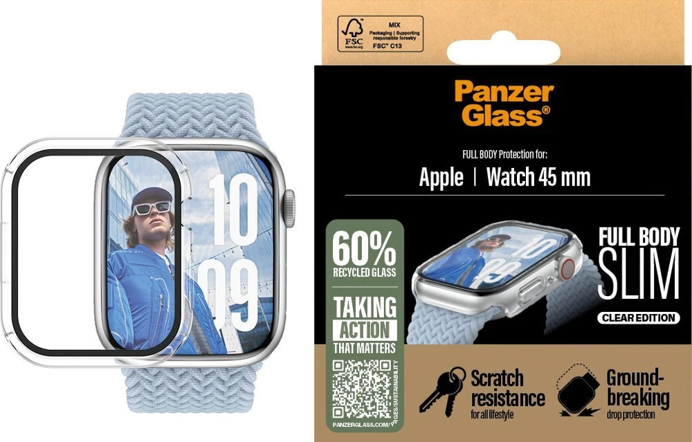 Panzer Glass PanzerGlass Snappie viso korpuso Apple Watch 10 46mm skaidrus 3714