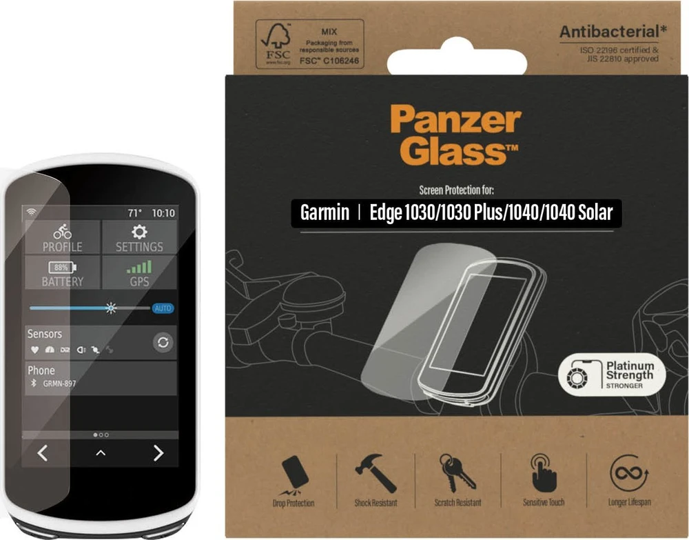 PanzerGlass apsauga Garmin Edge 1030 dviračio kompiuteriui