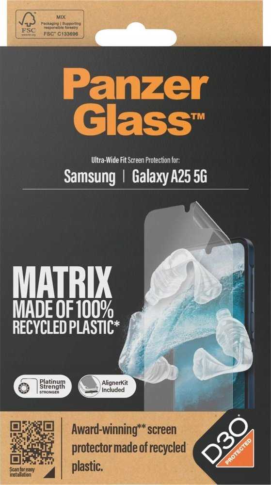 Panzer Glass PanzerGlass Ultra-Wide Fit Apsauginis stiklas with D3O® Samsung Galaxy A25 5G