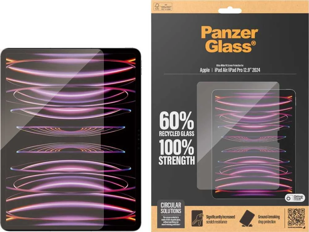 Panzer Glass PanzerGlass Ultra-Wide Fit | 2835 | 13 colių | Ekrano apsauga | Apple iPad Air 13'' (2024) / Apple iPad Pro 13'' (2024) | Skaidrus