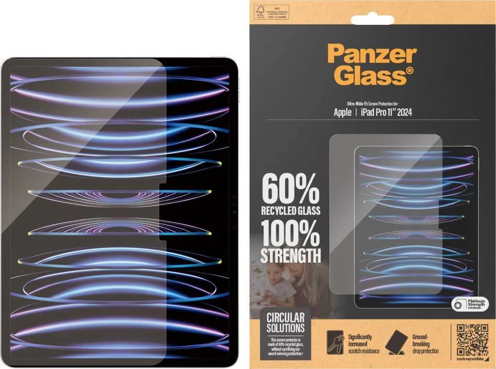 Panzer Glass PanzerGlass Ultra-Wide Fit | 2831 | 11" | Ekrano apsauga | Skaidri