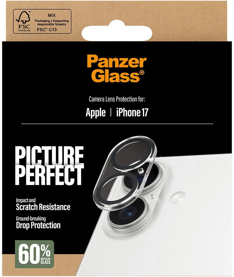 Panzer Glass Grūdintas stiklas na objektyvas PanzerGlass PicturePerfect do iPhone 17
