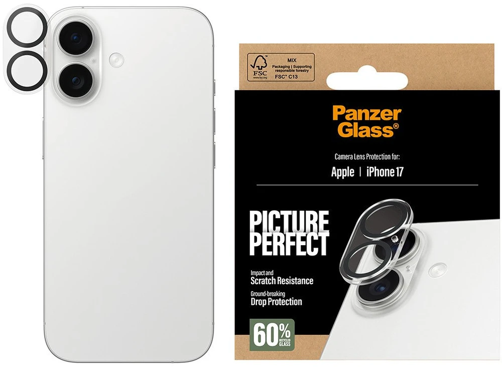 Panzer Glass Grūdintas stiklas na objektyvas PanzerGlass PicturePerfect do iPhone 17