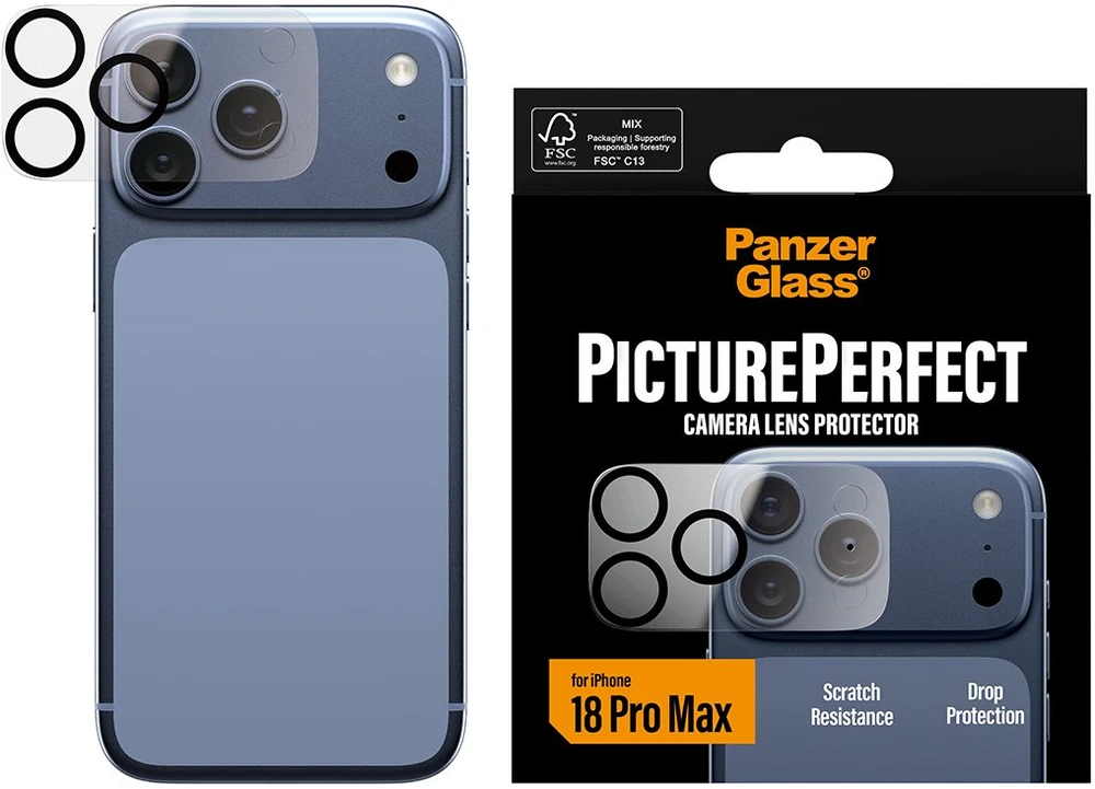 Panzer Glass PanzerGlass PicturePerfect Camera Lens Protector - osłona na aparat do iPhone 18 Pro Max (PG30931)
