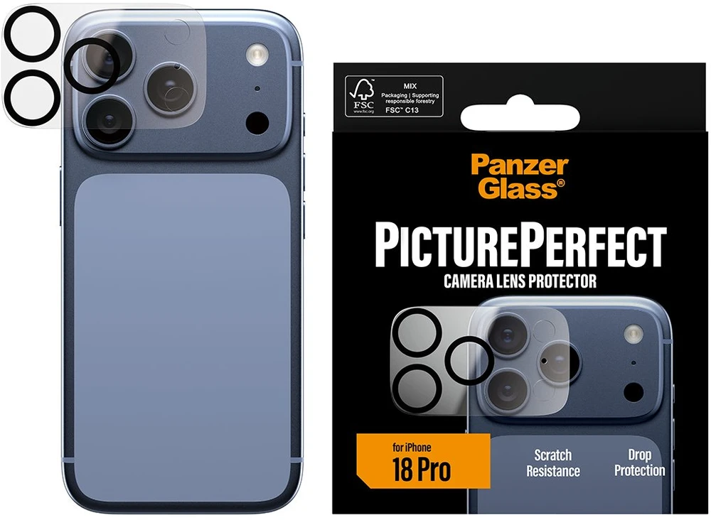Panzer Glass PanzerGlass PicturePerfect fotoaparato objektyvo apsauga – apsauga iPhone 18 Pro kamerai (PG20086)
