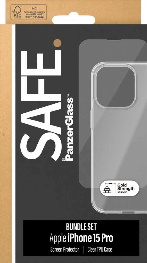 Panzer Glass PanzerGlass SAFE. by PanzerGlass 2-in-1-Pack iPhone 15 Pro