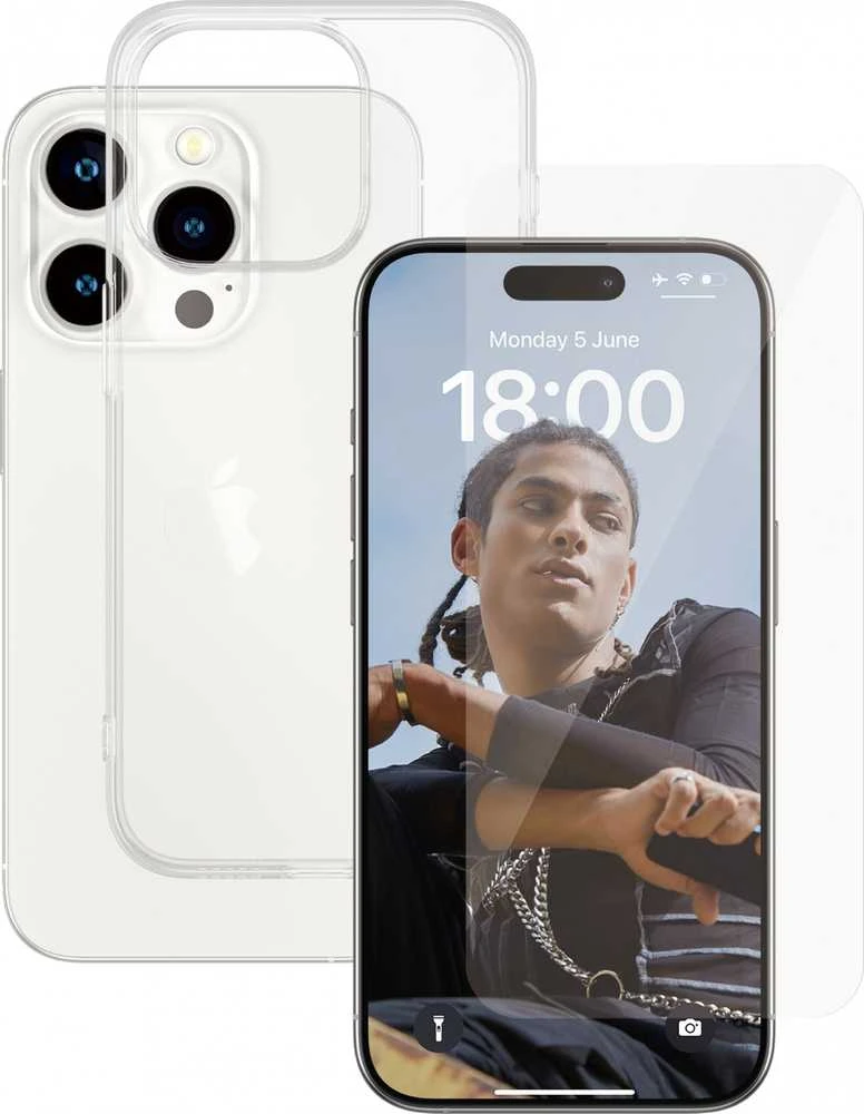 Panzer Glass PanzerGlass SAFE. by PanzerGlass 2-in-1-Pack iPhone 15 Pro