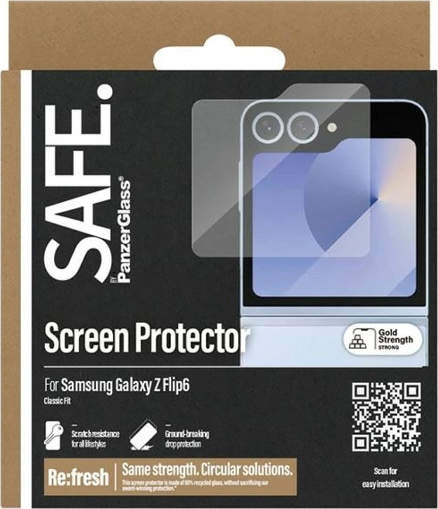 Panzer Glass SAFE by PanzerGlass Apsauginis stiklas Samsung Galaxy Z Flip6