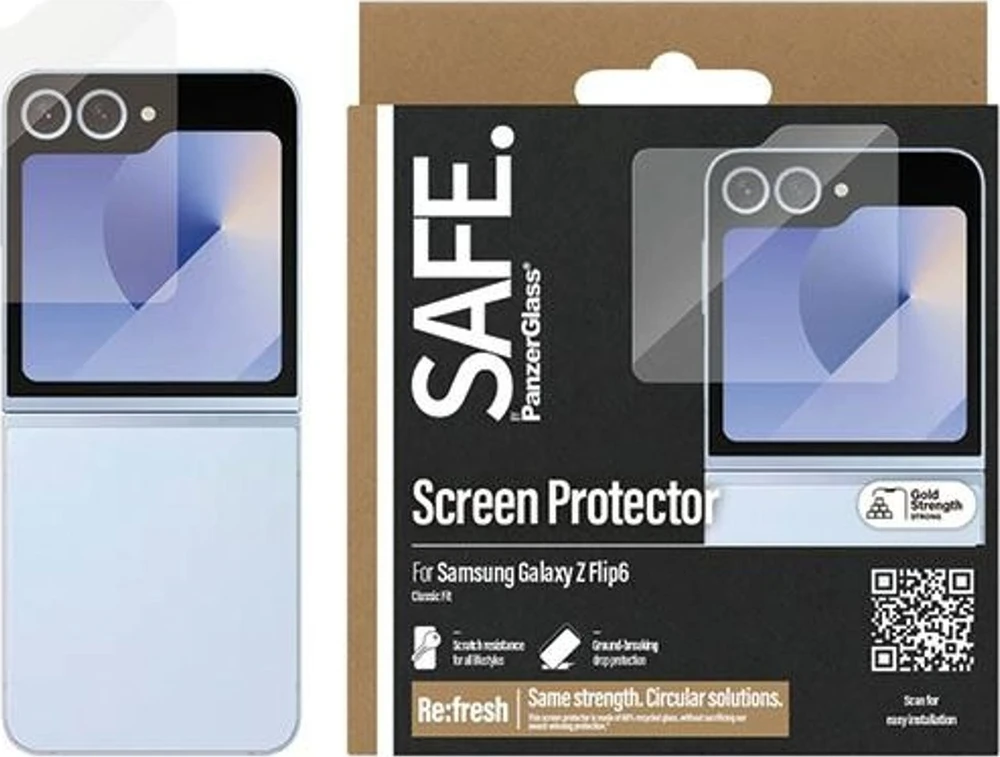 Panzer Glass SAFE by PanzerGlass Apsauginis stiklas Samsung Galaxy Z Flip6