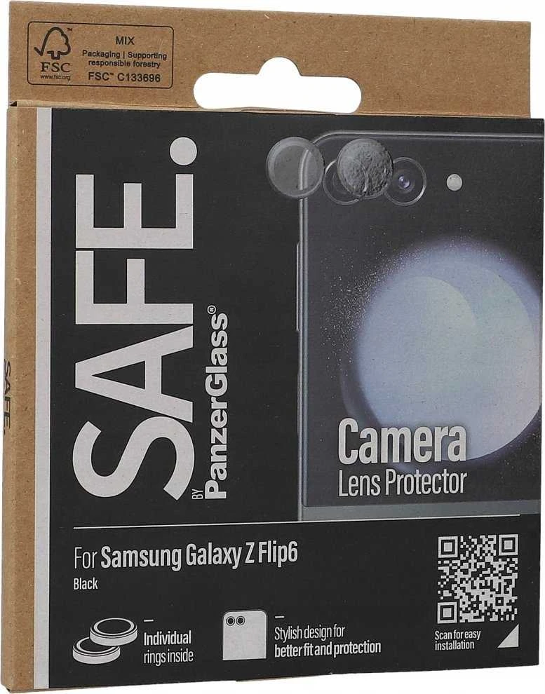 Panzer Glass SAFE by PanzerGlass fotoaparato dangtelis Samsung Galaxy Z Flip6 - su juodu rėmeliu