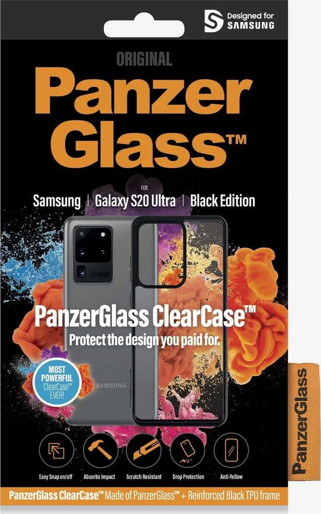 Panzer Glass PanzerGlass ClearCase Samsung Galaxy S20+ Ultra, Juodas | PanzerGlass