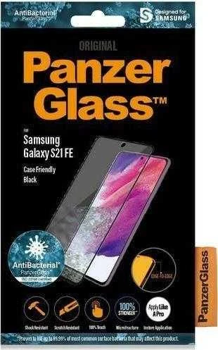 Panzer Glass PanzerGlass | Samsung | Galaxy S22 | Grūdintas stiklas | Skaidrus | Draugiškas atvejams. Suderinamas su ultragarsiniu pirštų atspaudų jutikliu. 100% jutiklinis jautrumas. Antibakterinis (sertifikuotas ISO 22196 ir JIS 22810) | Ekrano apsauga