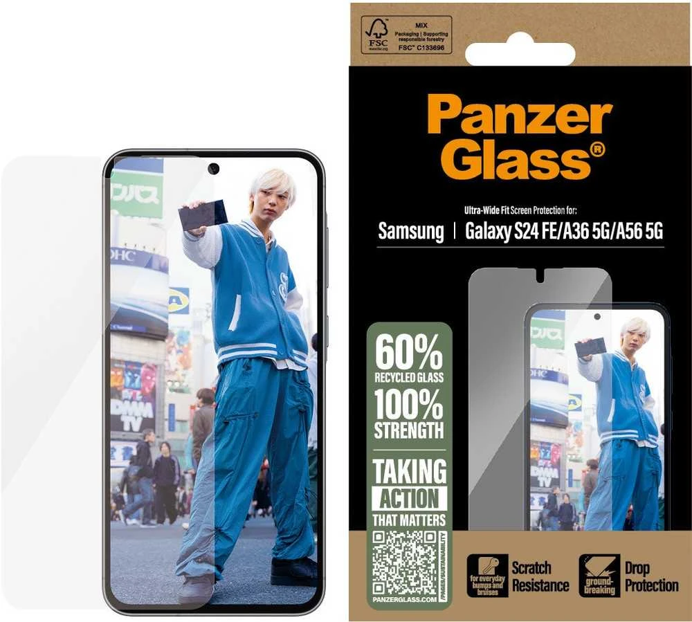 Panzer Glass PanzerGlass ekrano apsauga Galaxy S24 FE/A36 5G/A56 5G UWF