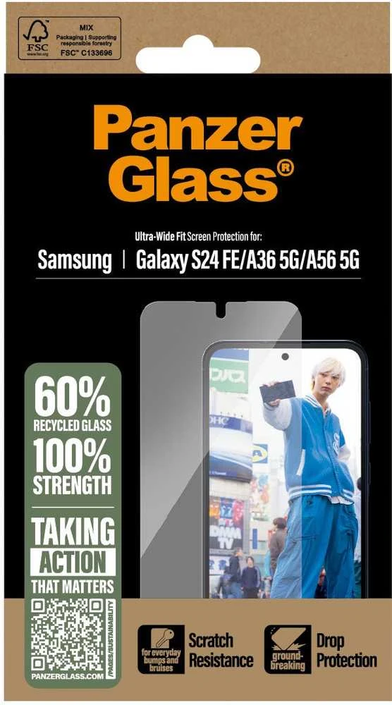 Panzer Glass PanzerGlass ekrano apsauga Galaxy S24 FE/A36 5G/A56 5G UWF