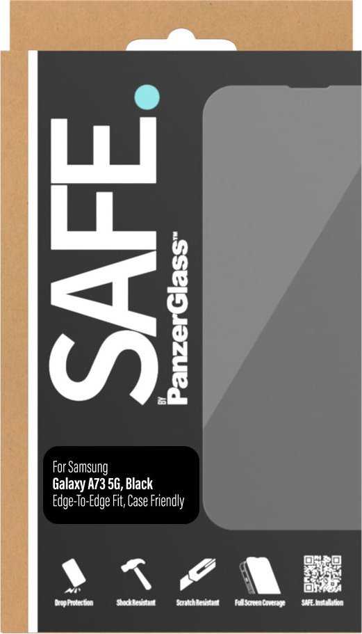 Panzer Glass PanzerGlass SICHER. von ™ folia ochronna – ultra szerokie dopasowanie | Samsung® Galaxy A73 5G