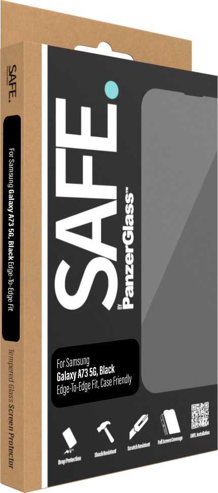 Panzer Glass PanzerGlass SICHER. von ™ folia ochronna – ultra szerokie dopasowanie | Samsung® Galaxy A73 5G