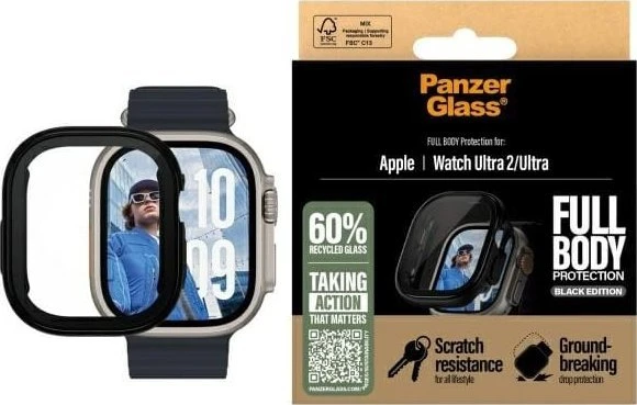Panzer Glass PanzerGlass Snappie Full Body Apple Watch Ultra 2 Juodas 3724