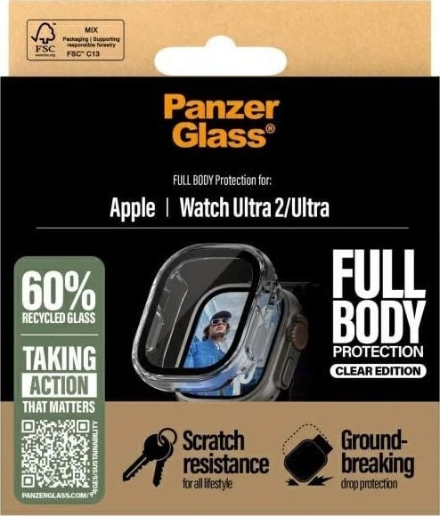 Panzer Glass PanzerGlass Snappie Full Body Apple Watch Ultra 2 Transparent 3721