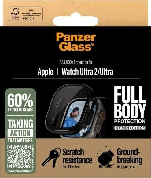 Panzer Glass PanzerGlass Snappie Full Body Apple Watch Ultra 2 Juodas 3724