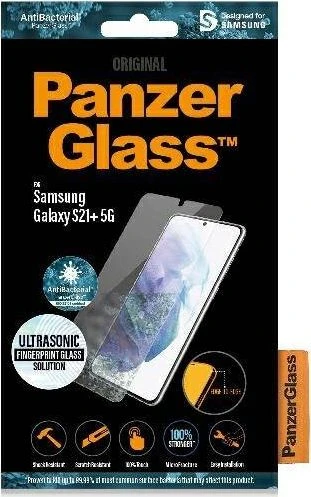 Panzer Glass „PanzerGlass Szkło E2E Microfracture“ su „Galaxy S21+ G996“ tinka dėklu
